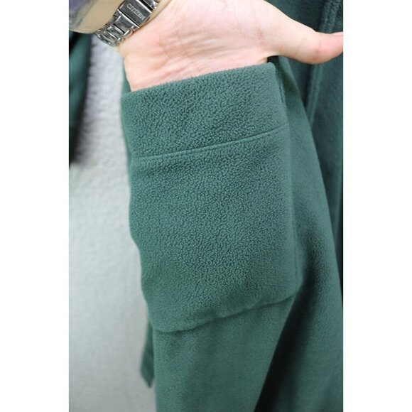 L. L. Bean Kids Long Green Bath Robe-Size Large(14-16)-Pockets - Picture 4 of 10